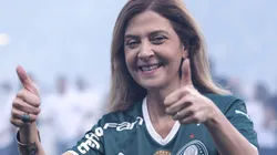 SP - Sao Paulo - 03/04/2022 - PAULISTA 2022 FINAL, PALMEIRAS X SAO PAULO - Leila Pereira presidente do Palmeiras comemora titulo de campeao durante cerimonia de premiacao apos vitoria contra o Sao Paulo em partida no estadio Arena Allianz Parque pela decisao do campeonato Paulista 2022. Foto: Ettore Chiereguini/AGIF