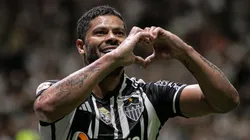 MG - BELO HORIZONTE - 08/10/2023 - BRASILEIRO A 2023, ATLETICO-MG X CORITIBA - Hulk jogador do Atletico-MG comemora seu gol durante partida contra o Coritiba no estadio Arena MRV pelo campeonato Brasileiro A 2023. Foto: Fernando Moreno/AGIF