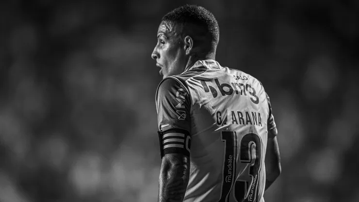 Foto: Pedro Souza / Atlético - Guilherme Arana está em negociações avançadas com o Galo para renovação