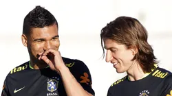 Foto: Daniel Vorley/AGIF - Casemiro e Filipe Luís
