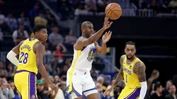 Chris Paul durante a sua estreia pelo Warriors