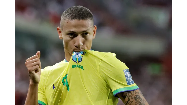 Mariana Bazo/Getty Images. Richarlison recebe nova chance como titular da Seleção Brasileira
