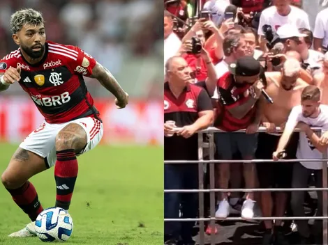 Gabigol dá recado para Tite após desembarque no Flamengo