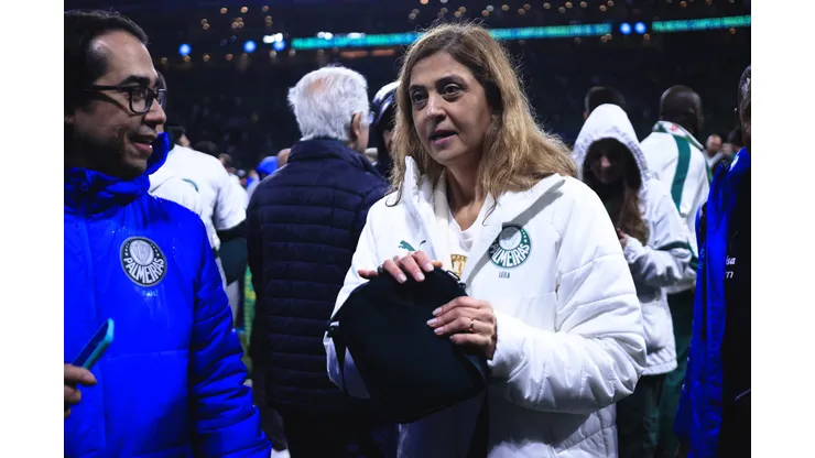 “Está bem encaminhado”, diz Leila sobre 1ª contratação do Palmeiras - Foto: Ettore Chiereguini/AGIF