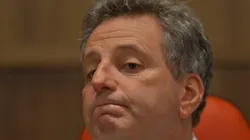 RJ - Rio de Janeiro - 24/02/2019 - Coletiva Presidente do Flamengo Rodolfo Landim - Presidente do Flamengo Rodolfo Landim, concede coletiva neste domingo, no auditorio Rogerio Steinberg, na Gavea, a fim de, responder perguntas sobre a tragedia no Ninho do Urubu. Foto: Thiago Ribeiro/AGIF