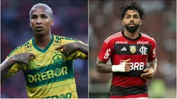 Fotos: Maxi Franzoi/AGIF e Jorge Rodrigues/AGIF - Deyverson provocou Gabigol