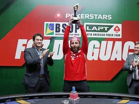 Guilherme Schreiber atinge a gloria e vence ‘Main Event’ do BSOP Foz