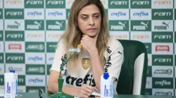 SP - Sao Paulo - 16/12/2021 - PALMEIRAS, COLETIVA PRESIDENTE - A Presidente do Palmeiras Leila Pereira durante coletiva de imprensa realizada no CT Barra Funda. Foto: Ettore Chiereguini/AGIF