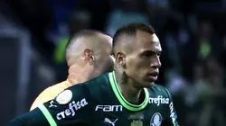 SP - SAO PAULO - 15/09/2023 - BRASILEIRO A 2023, PALMEIRAS X GOIAS - Breno Lopes jogador do Palmeiras comemora seu gol durante partida contra o Goias no estadio Arena Allianz Parque pelo campeonato Brasileiro A 2023. Foto: Marcello Zambrana/AGIF