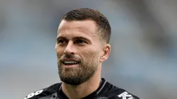 RJ - RIO DE JANEIRO - 29/07/2023 - BRASILEIRO A 2023, FLUMINENSE X SANTOS - Lucas Lima jogador do Santos durante partida contra o Fluminense no estadio Maracana pelo campeonato Brasileiro A 2023. Foto: Thiago Ribeiro/AGIF