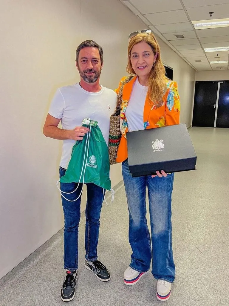 Foto: Divulgação – Leila Pereira foi assunto de Duílio em entrevista