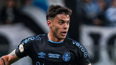 RS - PORTO ALEGRE - 27/08/2023 - BRASILEIRO A 2023, GREMIO X CRUZEIRO - Carballo jogador do Gremio durante partida contra o Cruzeiro no estadio Arena do Gremio pelo campeonato Brasileiro A 2023. Foto: Maxi Franzoi/AGIF