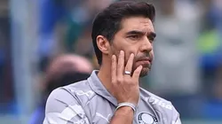 SP - BARUERI - 08/10/2023 - BRASILEIRO A 2023, PALMEIRAS X SANTOS - Abel Ferreira tecnico do Palmeiras durante partida contra o Santos no estadio Arena Barueri pelo campeonato Brasileiro A 2023. Foto: Marcello Zambrana/AGIF