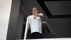 SP - SANTOS - 23/07/2023 - BRASILEIRO A 2023, SANTOS X BOTAFOGO - Andres Rueda presidente do Santos durante partida contra o Botafogo no estadio Vila Belmiro pelo campeonato Brasileiro A 2023. Foto: Abner Dourado/AGIF