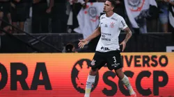 SP - SAO PAULO - 18/09/2023 - BRASILEIRO A 2023, CORINTHIANS X GREMIO - Lucas Verissimo jogador do Corinthians comemora seu gol durante partida contra o Gremio no estadio Arena Corinthians pelo campeonato Brasileiro A 2023. Foto: Ettore Chiereguini/AGIF