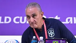 DOHA, QATAR - DECEMBER 04: Head coach of Brazil Tite during the Brazil Press Conference at the Main Media Center on December 4, 2022 in Doha, Qatar. (Photo by Pedro Vilela/Getty Images)