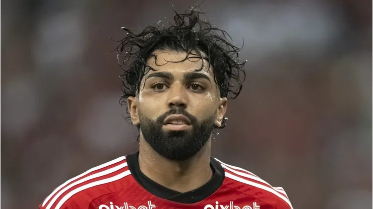 RJ - RIO DE JANEIRO - 26/04/2023 - COPA DO BRASIL 2023, FLAMENGO X MARINGA - Gabigol jogador do Flamengo durante partida contra o Maringa no estadio Maracana pelo campeonato Copa do Brasil 2023. Foto: Jorge Rodrigues/AGIF