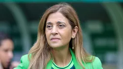 Foto: Marcello Zambrana/AGIF - Leila Pereira presidente do Palmeiras antes da partida entre Palmeiras e Agua Santa no estadio Arena Allianz Parque pelo campeonato Paulista 2023.