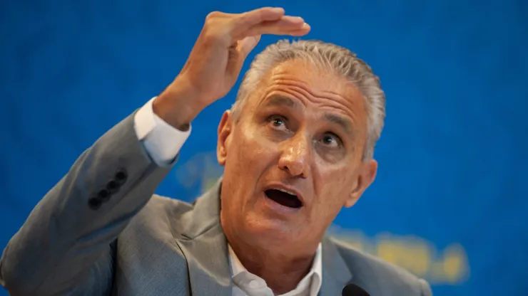 RJ - Rio de Janeiro - 06/03/2020 - CONVOCACAO SELECAO BRASILEIRA - Tite tecnico da selecao brasileira durante coletiva de imprensa que divulga a lista de jogadores convocados para as eliminatorias da copa do mundo 2022, nesta sexta-feira (6) na sede da confederacao de futebol (CBF), na Barra da Tijuca, zona oeste da cidade. Foto: Allan Carvalho/AGIF