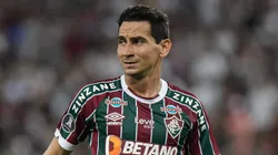 RJ - RIO DE JANEIRO - 08/08/2023 - LIBERTADORES 2023, FLUMINENSE X ARGENTINOS JUNIORS - Paulo Henrique Ganso jogador do Fluminense durante partida contra o Argentinos Juniors no estadio Maracana pelo campeonato Libertadores 2023. Foto: Thiago Ribeiro/AGIF