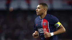 PARIS, FRANCE - JUNE 03: Kylian Mbappe of Paris Saint-Germain in action during the Ligue 1 match between Paris Saint-Germain and Clermont Foot at Parc des Princes on June 03, 2023 in Paris, France. (Photo by Julian Finney/Getty Images)