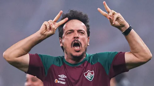 Foto: Maxi Franzoi/AGIF - Fernando Diniz tecnico do Fluminense durante partida contra o Internacional no estadio Beira-Rio pelo campeonato Libertadores 2023.