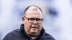 SP - SANTOS - 01/10/2023 - BRASILEIRO A 2023, SANTOS X VASCO - Marcelo Fernandes tecnico do Santos durante partida contra o Vasco no estadio Vila Belmiro pelo campeonato Brasileiro A 2023. Foto: Abner Dourado/AGIF