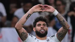 SP - SAO PAULO - 18/09/2023 - BRASILEIRO A 2023, CORINTHIANS X GREMIO - Yuri Alberto jogador do Corinthians comemora seu gol durante partida contra o Gremio no estadio Arena Corinthians pelo campeonato Brasileiro A 2023. Foto: Ettore Chiereguini/AGIF