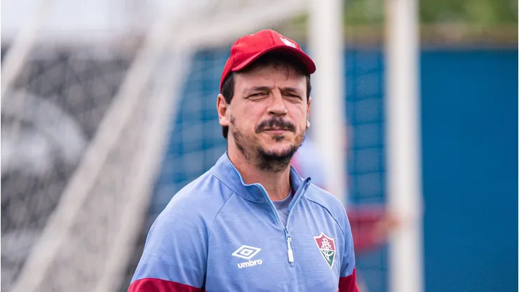 Foto: Marcelo Gonçalves / Fluminense F.C. - Diniz durante treino do Flu,
