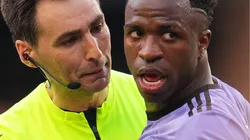 Aitor Alcalde/Getty Images. Vini Jr. foi alvo de ataques no último jogo entre Real Madrid e Valencia