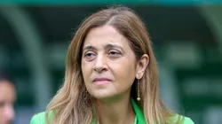 SP - SAO PAULO - 09/04/2023 - PAULISTA 2023, PALMEIRAS X AGUA SANTA - Leila Pereira presidente do Palmeiras antes da partida entre Palmeiras e Agua Santa no estadio Arena Allianz Parque pelo campeonato Paulista 2023. Foto: Marcello Zambrana/AGIF