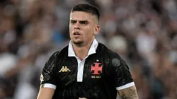 Foto: Thiago Ribeiro/AGIF - Gabriel Pec jogador do Vasco comemora seu gol durante partida contra o Fluminense no estadio Engenhao pelo campeonato Brasileiro A 2023.