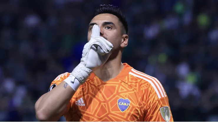 SP - SAO PAULO - 05/10/2023 - LIBERTADORES 2023, PALMEIRAS X BOCA JUNIORS - Sergio Romero goleiro do Boca Juniors durante partida contra o Palmeiras no estadio Arena Allianz Parque pelo campeonato Libertadores 2023. Foto: Marcello Zambrana/AGIF