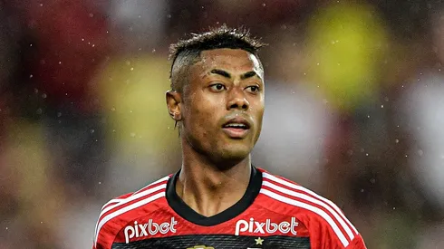 Bruno Henrique em ação pelo Fla