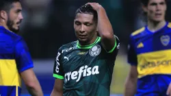 SP - SAO PAULO - 05/10/2023 - LIBERTADORES 2023, PALMEIRAS X BOCA JUNIORS - Rony jogador do Palmeiras lamenta durante partida contra o Boca Juniors no estadio Arena Allianz Parque pelo campeonato Libertadores 2023. Foto: Ettore Chiereguini/AGIF