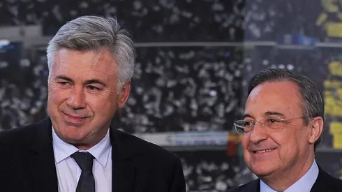 (Photo by Denis Doyle/Getty Images) - Carlo Ancelotti e Florentino Pérez