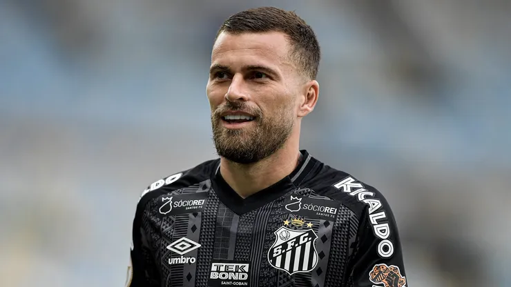 RJ - RIO DE JANEIRO - 29/07/2023 - BRASILEIRO A 2023, FLUMINENSE X SANTOS - Lucas Lima jogador do Santos durante partida contra o Fluminense no estadio Maracana pelo campeonato Brasileiro A 2023. Foto: Thiago Ribeiro/AGIF