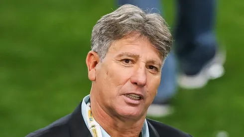 RS – Porto Alegre – 30/08/2020 – GAUCHO 2020, GREMIO X CAXIAS – Renato Portaluppi tecnico do Gremio durante partida contra o Caxias no estadio Arena do Gremio pelo campeonato Gaucho 2020. Foto: Pedro H. Tesch/AGIF