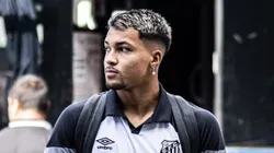 Foto: Raul Baretta/ Santos FC - Marcos Leonardo é uma das referências do atual elenco do Peixe, mesmo com apenas 20 anos