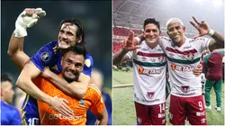 Foto: Alexandre Schneider/Getty Images; Maxi Franzoi/AGIF - Boca Juniors e Fluminense decidem a Libertadores 2023