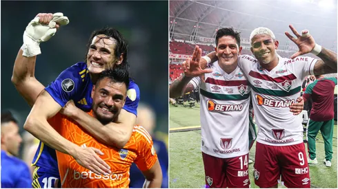 Foto: Alexandre Schneider/Getty Images; Maxi Franzoi/AGIF - Boca Juniors e Fluminense decidem a Libertadores 2023