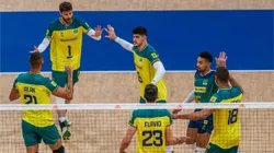 Brasil entrará em quadra neste sábado (7) pela penúltima rodada do Pré-Olímpico. Foto: FIVB