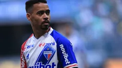 SP - SAO PAULO - 22/07/2023 - BRASILEIRO A 2023, PALMEIRAS X FORTALEZA - Yago Pikachu jogador do Fortaleza durante partida contra o Palmeiras no estadio Arena Allianz Parque pelo campeonato Brasileiro A 2023. Foto: Ettore Chiereguini/AGIF