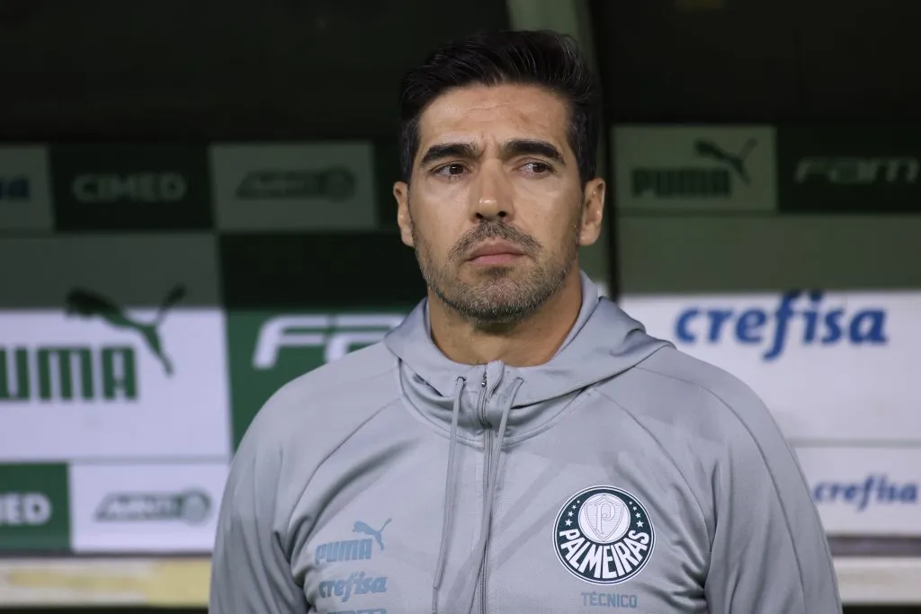 SP – SAO PAULO – 15/09/2023 – BRASILEIRO A 2023, PALMEIRAS X GOIAS – Abel Ferreira tecnico do Palmeiras durante partida contra o Goias no estadio Arena Allianz Parque pelo campeonato Brasileiro A 2023. Foto: Marcello Zambrana/AGIF