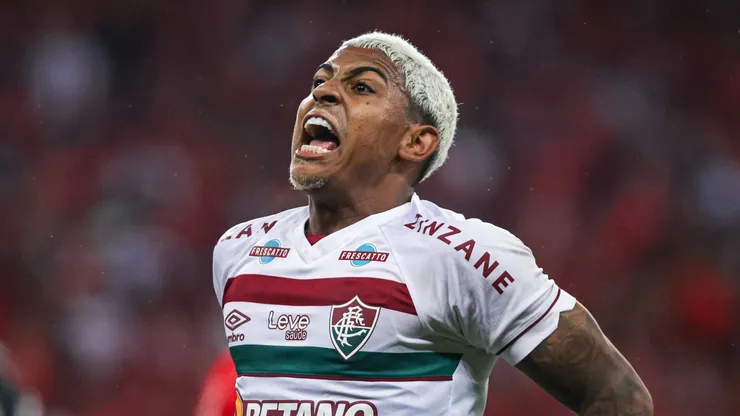 JK comemorando gol diante do Inter