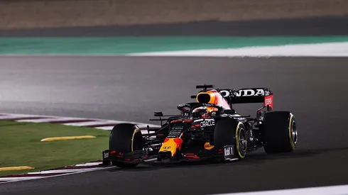 Verstappen durante o GP do Catar de 2021, na primeira edição da etapa na F1