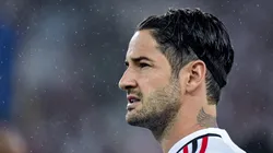 RJ - RIO DE JANEIRO - 13/08/2023 - BRASILEIRO A 2023, FLAMENGO X SAO PAULO - Alexandre Pato jogador do Sao Paulo durante partida contra o Flamengo no estadio Maracana pelo campeonato Brasileiro A 2023. Foto: Thiago Ribeiro/AGIF