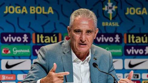 RJ - Rio de Janeiro - 07/11/2022 - CONVOCACAO SELECAO BRASILEIRA - Tite tecnico da Selecao Brasileira anuncia a lista com os 26 nomes convocados para disputar a Copa do Mundo de 2022 no Catar, nesta segunda feira (07), no auditorio da sede da CBF, na zona oeste do Rio de Janeiro. Foto: Thiago Ribeiro/AGIF