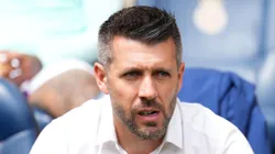 VILLARREAL, SPAIN - APRIL 15: Paulo Pezzolano, Head Coach of Real Valladolid CF, looks on prior to the LaLiga Santander match between Villarreal CF and Real Valladolid CF at Estadio de la Ceramica on April 15, 2023 in Villarreal, Spain. (Photo by Aitor Alcalde/Getty Images)
