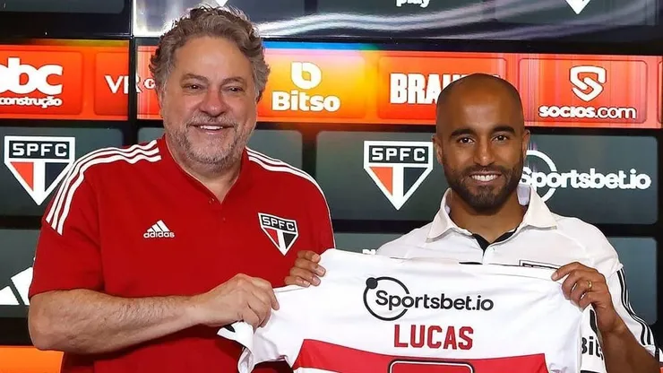 Foto: Divulgação/São Paulo FC - Lucas tem contrato com o Tricolor até o fim do ano